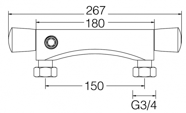 Penta Termostatik 6802 Duş Bataryası