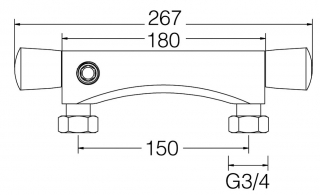 Penta Termostatik 6802 Duş Bataryası