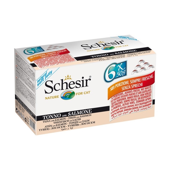 Schesir Ton Balıklı Somonlu Jöleli 50 gr Kedi Maması