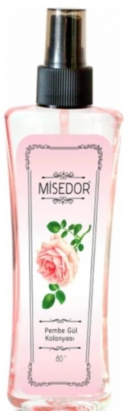 Misedor Pembe Gül Kolonyası Pet Şişe Sprey 150 ml