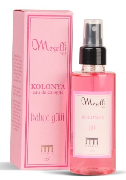 Meselli Bahçe Gülü Kolonyası Cam Şişe Sprey 140 ml
