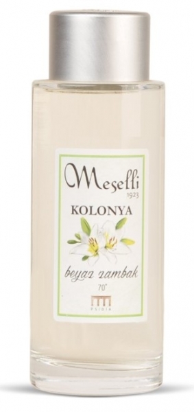 Meselli Beyaz Zambak Kolonyası Cam Şişe 240 ml