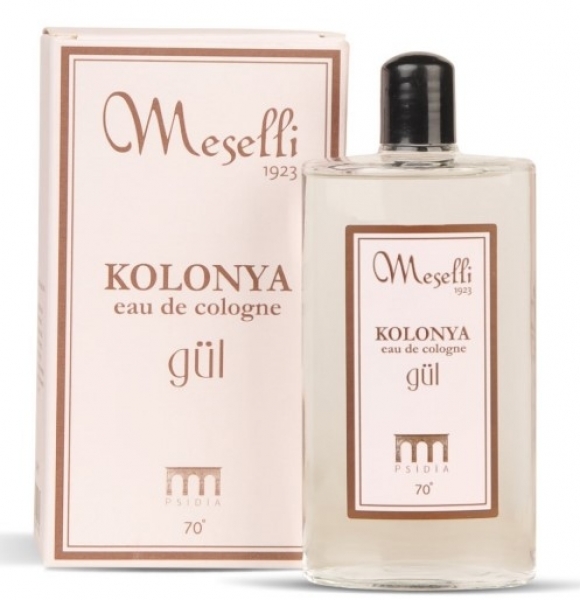 Meselli Gül Kolonyası Cam Şişe 200 ml (200 ml / Cam Şişe)