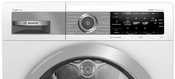 Bosch WTX87EH0TR Isı Pompalı Kurutma Makinesi