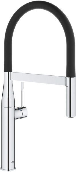 Grohe Essence 30294000 Eviye Bataryası (Krom / Siyah)