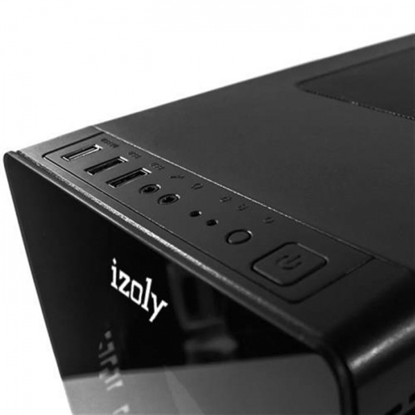 İzoly Glossy Kırmızı 460W Bilgisayar Kasası (460 W)