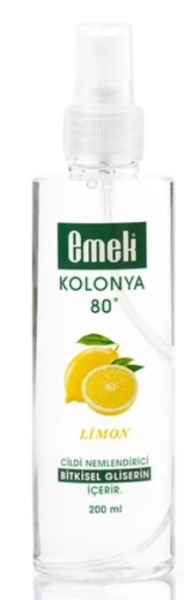 Emek Gliserinli Limon Kolonyası Pet Şişe Sprey 200 ml