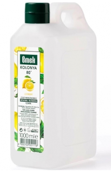 Emek Gliserinli Limon Kolonyası Bidon 1 lt
