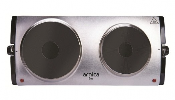 Arnica Duo (2500 W) İnox Solo (Set Üstü) Elektrikli Ocak