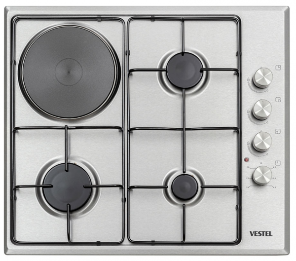 Vestel AO-6003 YX Ankastre Gazlı ve Elektrikli Ocak