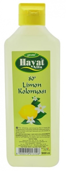 Hayat Limon Kolonyası Bidon 900 ml