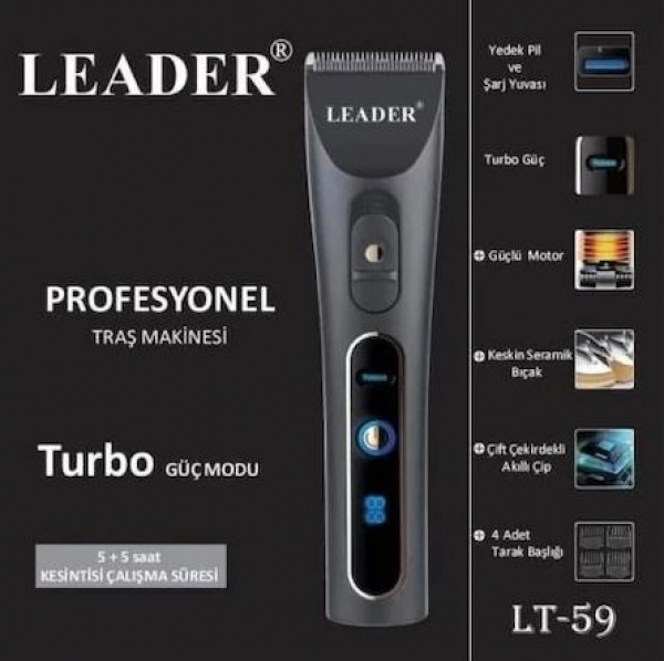 Leader LT-59 Saç Kesme Makinesi