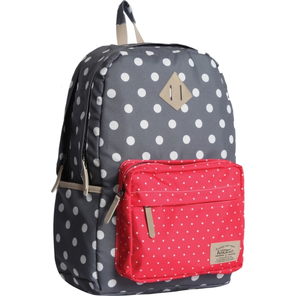Kaukko K1023 Sırt Çantası (Krem / Beyaz / Pembe / Gri)