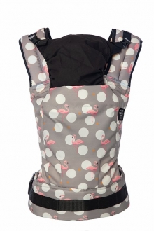 Lal Baby Flamingo Desenli Kanguru