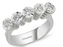 Altınbaş NL144-14K 0.29 Karat 5 Taş Pırlanta resim