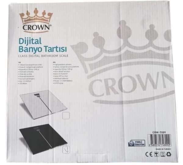 Crown CRW-7009 Dijital Banyo Tartısı
