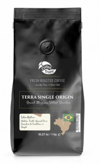 Coffee Tropic Terra Single Origin Brasil Mogiana Yellow Bourbon Espresso 1 kg