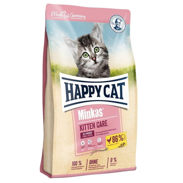 Happy Cat Minkas Kitten Care Geflügel Yavru 10 kg Kedi Maması