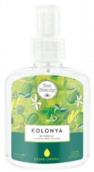 Bee Beauty Çeşme Limonu Kolonyası Pet Şişe Sprey 100 ml