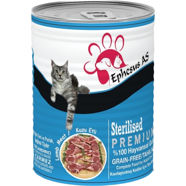 Ephesus As Ephesus AS Kuzu Etli Sterilised 415 gr Kedi Maması