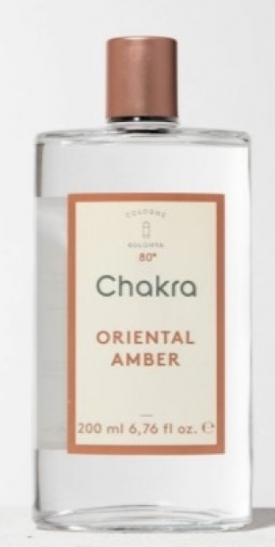 Chakra Oriental Amber Kolonyası Cam Şişe 200 ml