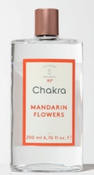 Chakra Mandaline Flowers Kolonyası Cam Şişe 200 ml