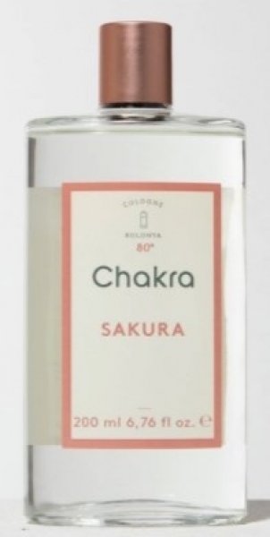 Chakra Sakura Kolonyası Cam Şişe 200 ml