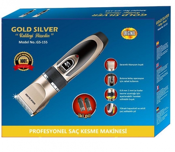 Gold Silver GS-155 Saç Kesme Makinesi