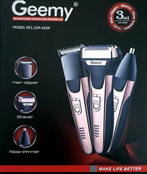 Geemy GM-6209 Çok Amaçlı Tıraş Makinesi