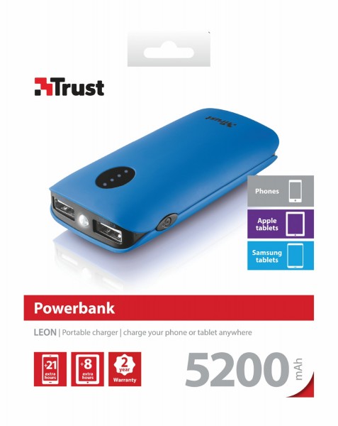 Trust Leon 5200 5200 mAh Powerbank