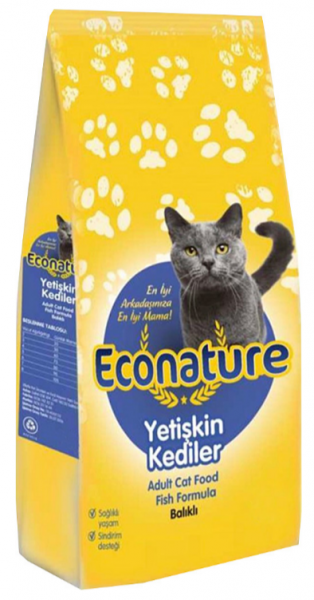 Econature Balıklı Yetişkin 1 kg Kedi Maması