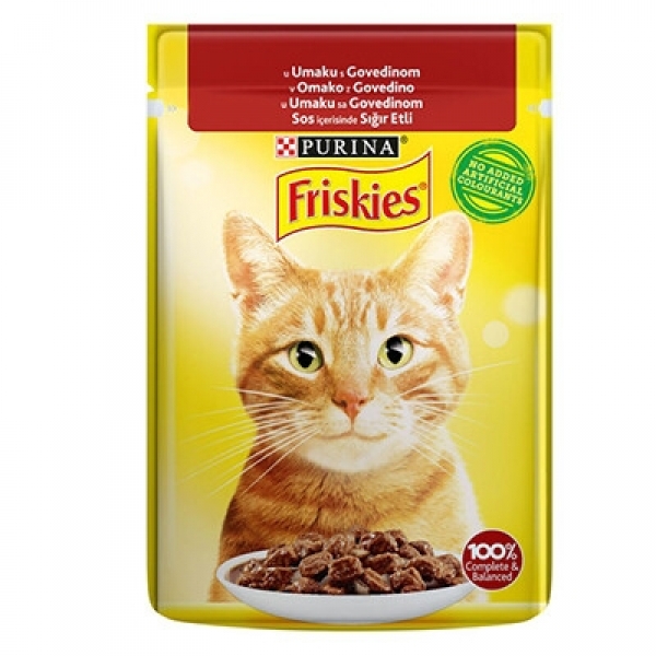 Friskies Biftekli Konserve 85 gr Kedi Maması