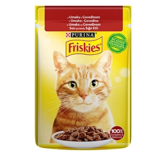 Friskies Biftekli Konserve 85 gr Kedi Maması