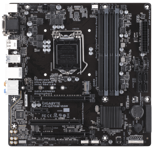 Gigabyte GA-Q270M-D3H LGA 1151 Soket Anakart