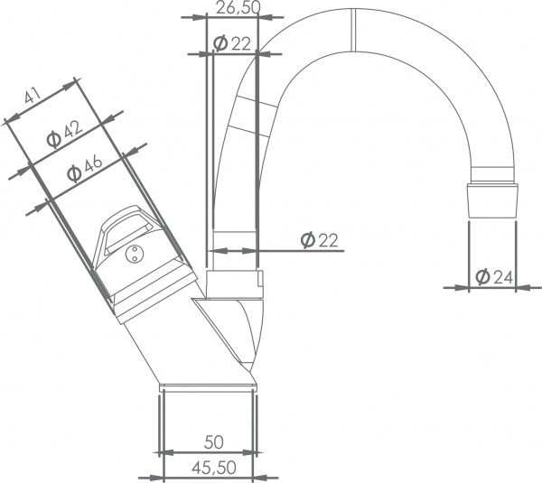 Tema Solo Kısa Kuğu 61022 Lavabo Bataryası
