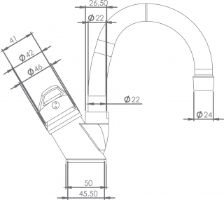 Tema Solo Kısa Kuğu 61022 Lavabo Bataryası