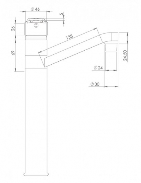 Truva Çanak Mix Dönerli 34064232 Lavabo Bataryası