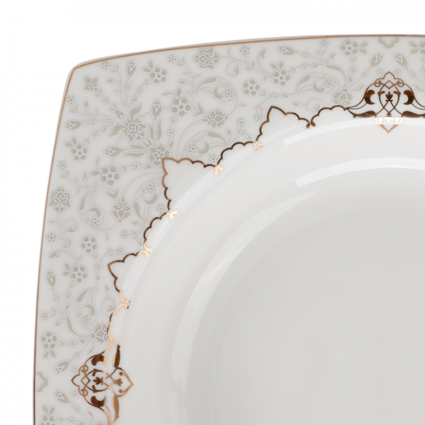 Karaca Mühür Fine Cream Gold 60 Parça Yemek Takımı