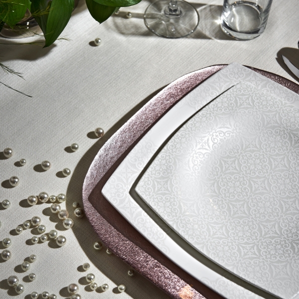 Karaca Fine Pearl Valentina 62 Parça Yemek Takımı (62 Parça)