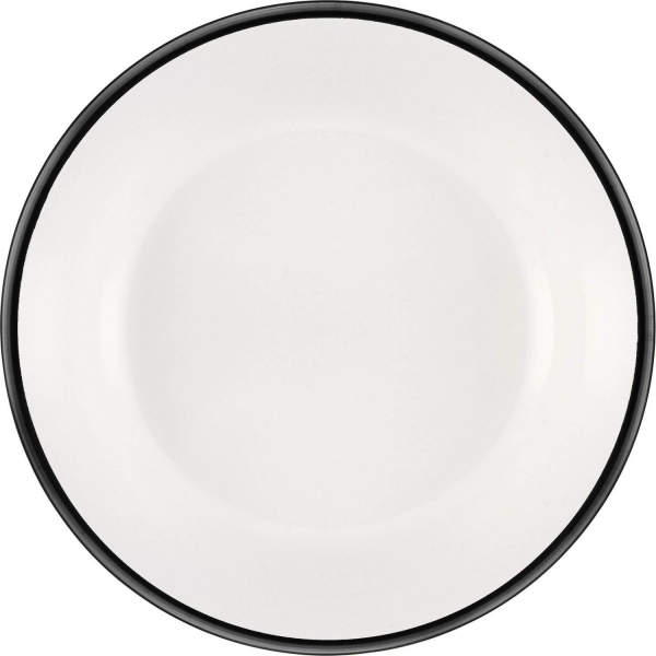 The Mia Halos Siyah 18 Parça Yemek Takımı (18 Parça)