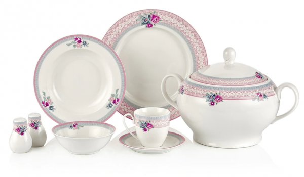 Taç Deluxe Victoria 86 Parça Yemek Takımı