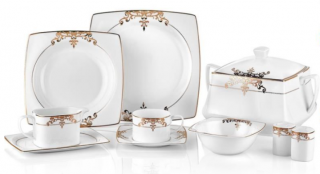 Taç Harem Gold 85 Parça Yemek Takımı