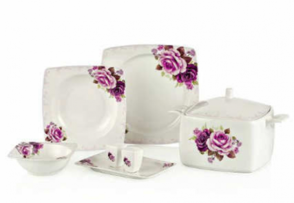 Taç Favorite Purple 85 Parça Yemek Takımı