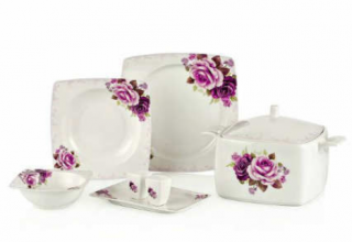 Taç Favorite Purple 85 Parça Yemek Takımı