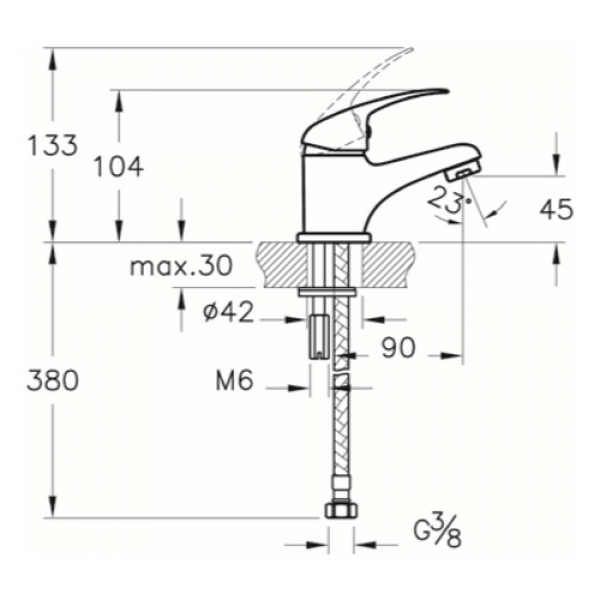 Punto Figo A41183 Lavabo Bataryası