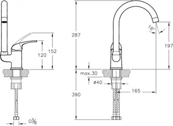 Punto Ideo Kuğu A41094 Eviye Bataryası