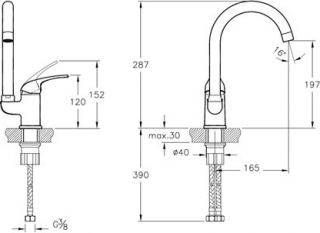 Punto Ideo Kuğu A41094 Eviye Bataryası
