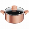 Tefal Titanium Chef Caramelle Derin Tencere 20 cm resim