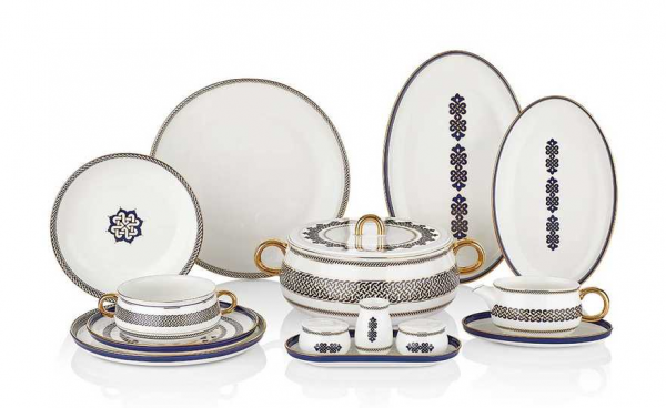 Korkmaz Aşiyan Collection A8546 91 Parça Yemek Takımı