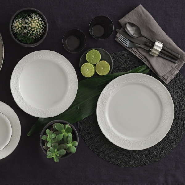 Güral Porselen Bone 4220 24 Parça Yemek Takımı